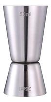 Dosador de Bebidas Duplo 50ml e 25ml Aço Inox Mimo Style Dosador de Bebidas Duplo 50ml e 25ml Aço Inox Mimo Style