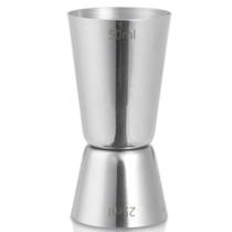 Dosador de Bebidas Duplo 50ml e 25ml Aço Inox Mimo Style