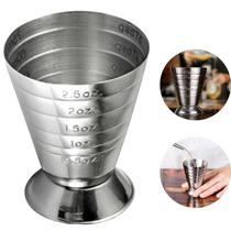 Dosador de Bebidas Multi-Nível em Aço Inox - Perfeito para Coquetéis e Drinks