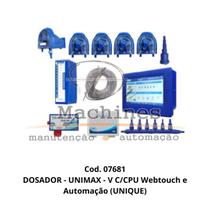 Dosador de lavanderia - UNIMAX 05 C/CPU Webtouch e Automação - TRON