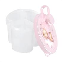 Dosador De Leita Em Pó Baby Plasutil Ursinha Bebê Enxoval Menina Bb Rn