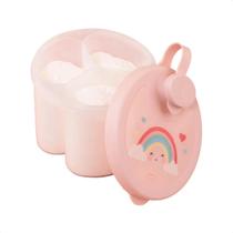 Dosador De Leite Em Pó Baby Plasutil Plasutil Arco Iris Bebê Enxoval Menina Bb Rn