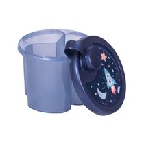 Dosador De Leite Em Pó Plasutil Baby Plasutil Astronauta Estrelas Planetas Bebê Lúdico Enxoval