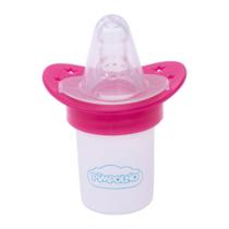 Dosador de Medicador Tipo Chupeta Prático Para Bebê Infantil Feminino Menina Pimpolho Rosa
