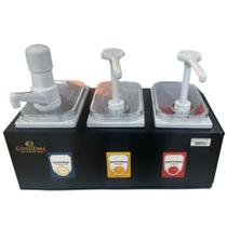 Dosador de Molhos Triplo 4,5L 52TR CostaFrio