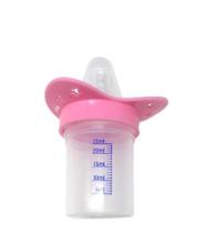 Dosador De Remédio Em Sucção Rosa Para Bebês - Medidas em ml