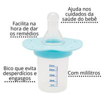 Dosador de remedio medicador tipo chupeta pratico para bebe