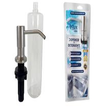 Dosador Detengente Embutido Inox Plástico 500ml FLVX DDE500-IN Dosador Detengente Embutido Inox Plástico 500ml FLVX DDE500-IN