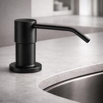 Dosador/Dispenser Embutido Inox 304 Preto Fosco 500ml Design Moderno e Elegante WESTING by BSMIX