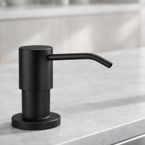 Dosador/Dispenser Embutido Inox 304 Preto Fosco 500ml Design Moderno e Elegante WESTING by BSMIX