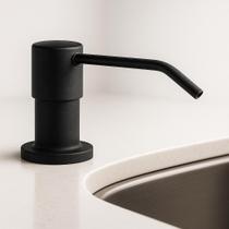 Dosador/Dispenser Embutido Preto Fosco 500ml Acabamento Minimalista e Sofisticado WESTING by BSMIX