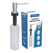 Dosador Dispenser Inox 304 para Sabão Liquido Detergente Pia de Cozinha 500ml Tramontina Dosador Dispenser Inox 304 para Sabão Liquido Detergente Pia de Cozinha 500ml Tramontina