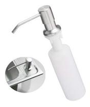 Dosador Dispenser Porta Sabonete Liquido E Detergente Plastico De Embutir GlobalMix