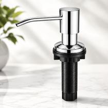 Dosador Dispenser Sabonete Detergente 500 Ml Para Pia Em Aço Inox Cozinha Banheiro Dosador Dispenser Sabonete Detergente 500 Ml Para Pia Em Aço Inox Cozinha Banheiro