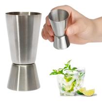 Dosador Duplo 30Ml 60Ml Inox Para Bebidas Medidor Dosador Duplo 30Ml 60Ml Inox Para Bebidas Medidor