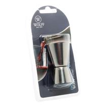 Dosador Duplo de Aço Inox 15ml/30ml - Wolff - WOLFF GOURMET Dosador Duplo de Aço Inox 15ml/30ml - Wolff - WOLFF GOURMET