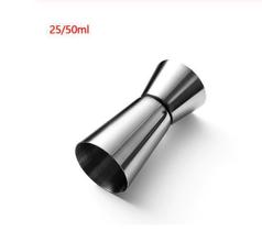 Dosador Duplo de Bebidas Jigger Medidor Inox 25x50ml