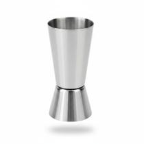 Dosador Duplo Inox 25ml / 50ml Copo Medidor Bebidas Drinks