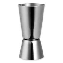 Dosador Inox Bebidas Duplo 25ml 50ml Medidor Drink Gin Vodka