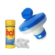 Dosador mini clorador p/ pastilhas 1/2 pol + pastilha mini Dosador mini clorador p/ pastilhas 1/2 pol + pastilha mini