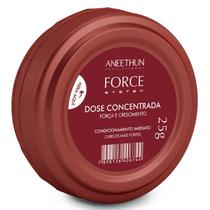 Dose Concentrada Fortalecedora Force System 25g Aneethun tratamento condicionante recuperação e elasticidade