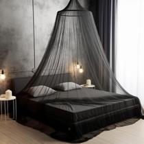 Dosel para cama negro Bollepo para adultos, individual, matrimonial, doble, queen Dosel para cama negro Bollepo para adultos, individual, matrimonial, doble, queen