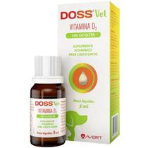 Doss Vet Vitamina D3 Suplemento Vitamínico 5ml - Avert