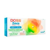 Doss zinco 2.000 ui c/30 cápsulas