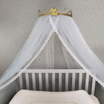 Dossel de Parede com Tule Mosquiteiro Para Berço ou Cama de Solteiro - Home Decor