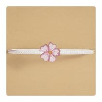 Dossel Dorsel de Parede Flor Rosa Jardins Perola Branca MDF Dossel Dorsel de Parede Flor Rosa Jardins Perola Branca MDF