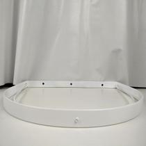 Dossel Fino Liso De Parede Para Quarto De Bebê - Branco
