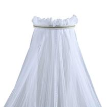 Dossel Mosquiteiro Parede Criança Berço Americano Nacional Quarto Bebe Infantil Perolas Strass Luxo