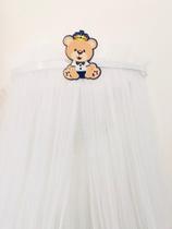 Dossel Urso Príncipe Azul marinho com tule mosquiteiro Dossel Urso Príncipe Azul marinho com tule mosquiteiro