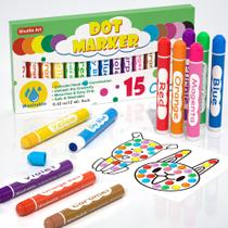 Dot Markers Shuttle Art 15 cores laváveis para crianças