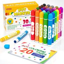 Dot Markers Shuttle Art 30 cores laváveis para crianças