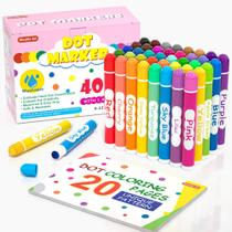 Dot Markers Shuttle Art 40 cores laváveis para crianças
