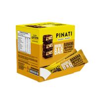 Double Bar Banana, Amendoim e Chocolate 35g - 32 Unidades - Pinati Double Bar Banana, Amendoim e Chocolate 35g - 32 Unidades - Pinati