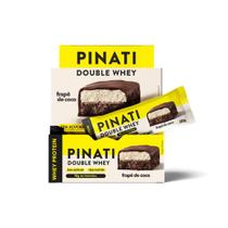 Double Whey - Sabor Frapê de Coco 50g - 12 Unidades - Pinati