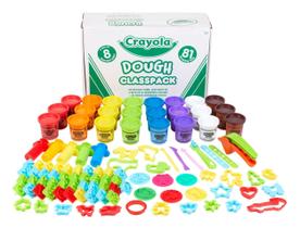 Dough Classpack Crayola sortido em 8 cores com ferramentas 24x3 onças