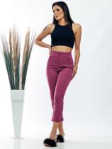 DOUTORAS MODAS Calça Alfaiataria Feminina Cintura Alta LANÇAMENTO Moda ZR 020