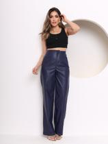 DOUTORAS MODAS Calça de material sintético Pantalona Coleção Nova 0128