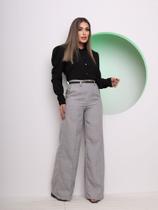 Doutoras Modas Calça Pantalona Linho Acompanha Cinto Coleção Nova 10020