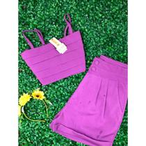 DOUTORAS MODAS Conjunto Alfaiataria Feminino Moderno e Estiloso 037