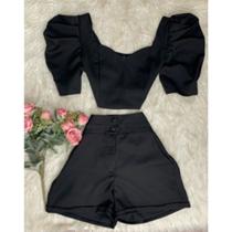 DOUTORAS MODAS Conjunto de Alfaiataria Manga Princesa 26