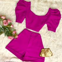 DOUTORAS MODAS Conjunto de Alfaiataria Manga Princesa 26