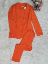 DOUTORAS MODAS Conjunto De Blazer e Calça Alfaiataria 8435
