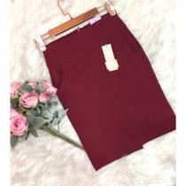 DOUTORAS MODAS Saia Lápis Tendencia de Moda 0025