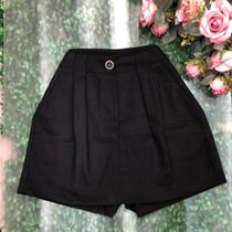 DOUTORAS MODAS Short Saia de Linho 129 Elegância e Conforto