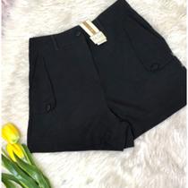DOUTORAS MODAS Shorts Alfaiataria Confortavel e Elegante 9249