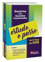 Doutrina com Questões Comentadas Estude e Passe na 1ª Fase da OAB - Rideel